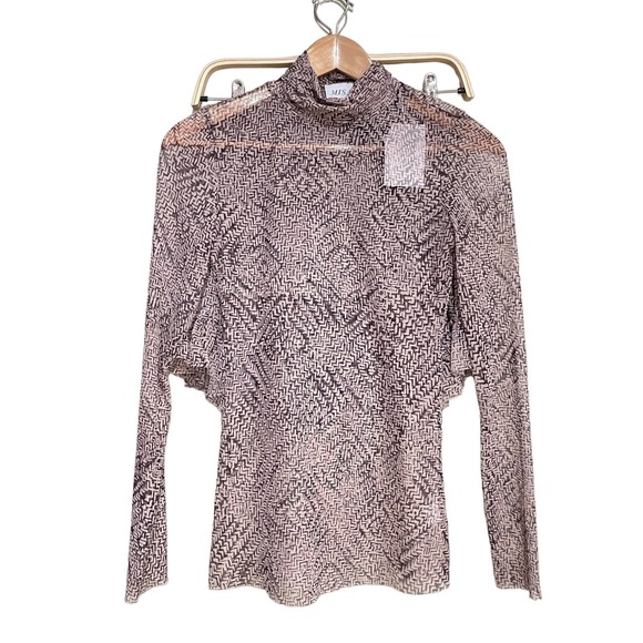 Misa Los Angeles size XS skirt and top 2 piece sheer nadia top and skirt NWT - Picture 1 of 12